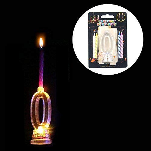 LED Numerical Candle 0