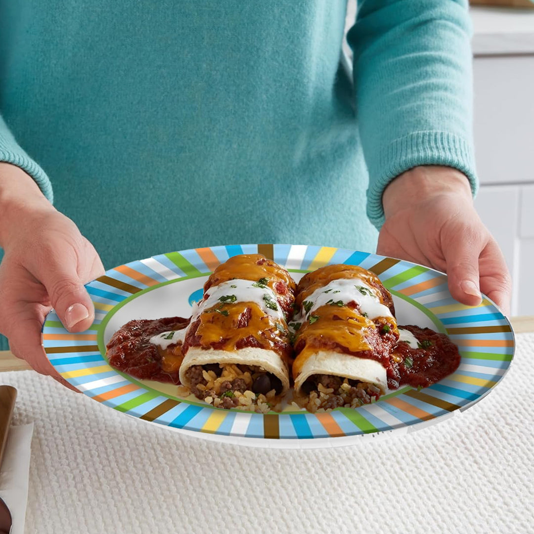 1st Birthday Jungle Animal Paper Plates - 9 inches - 8PC