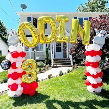 Alphabet J Golden Foil Balloon 40 Inch – Helium & Air Supported Letter Balloon for Birthday, Anniversary & Party Decoration | 1 Pc
