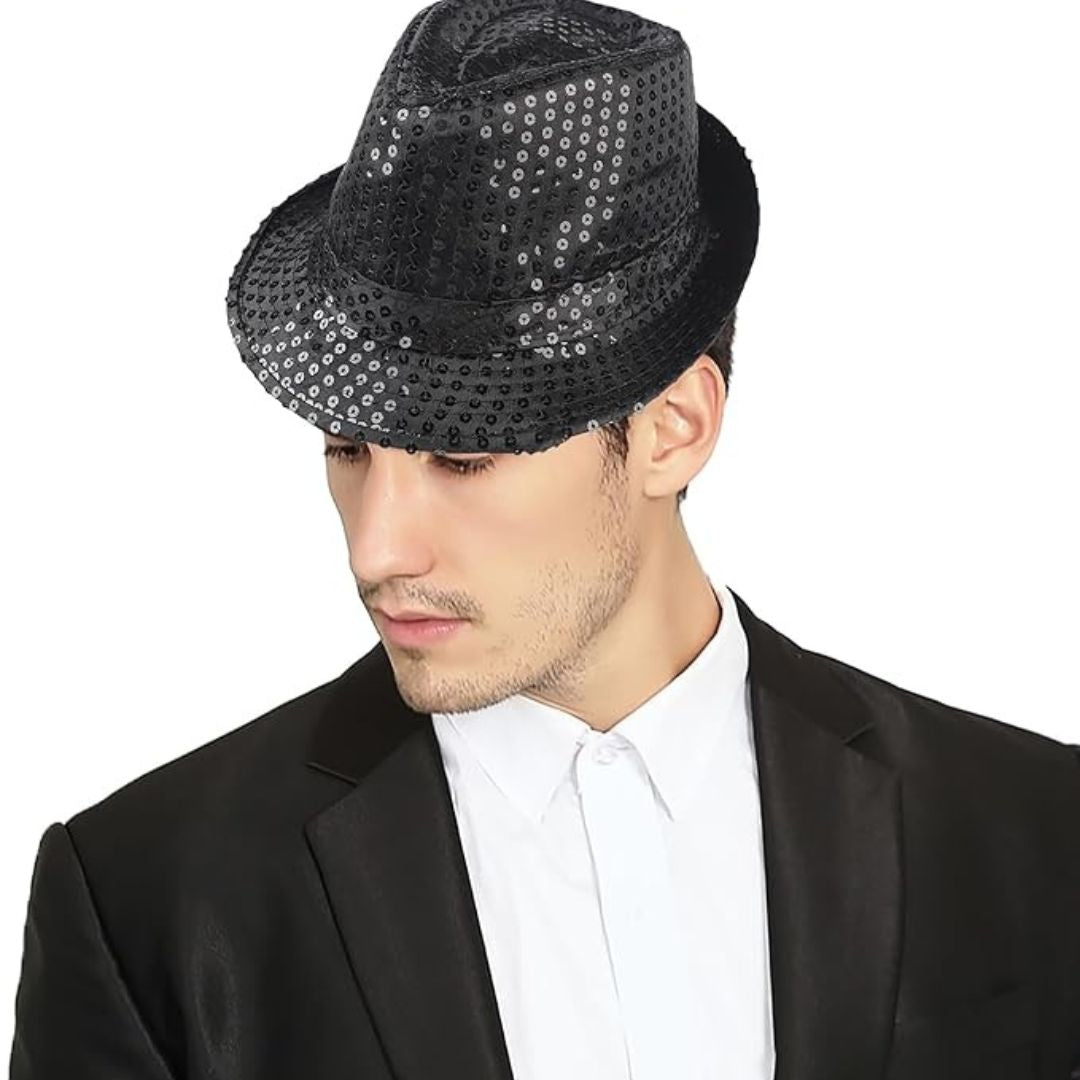 Sequin L/Up Hat Black