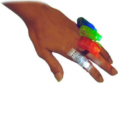 LED Laser Beam Finger RingParty Favors - 4PC