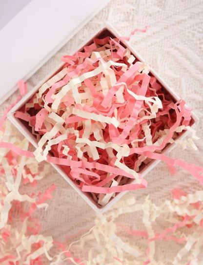 Paper Shreds L.Pink &amp; White- 30 Grams