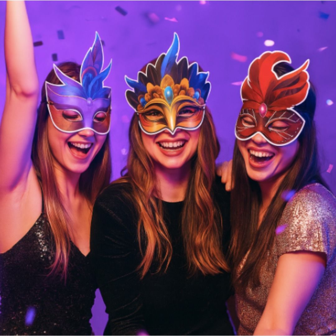 Masquerade Paper Eye Mask - 6PC