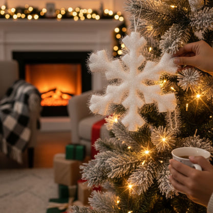 Foam Based Snow Flakes 12" - 1PC