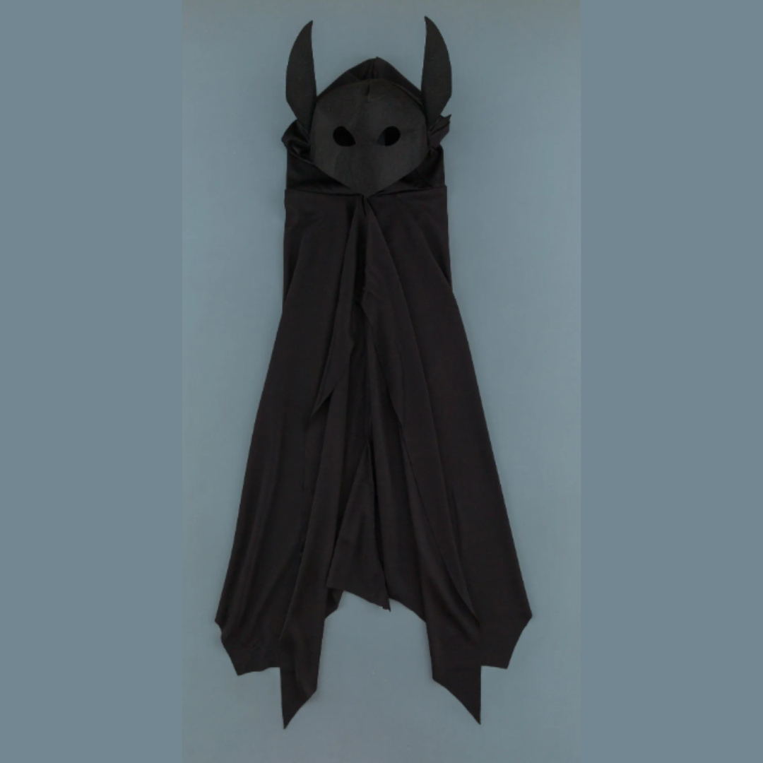 Muscular Batman Costume Cape with Belt