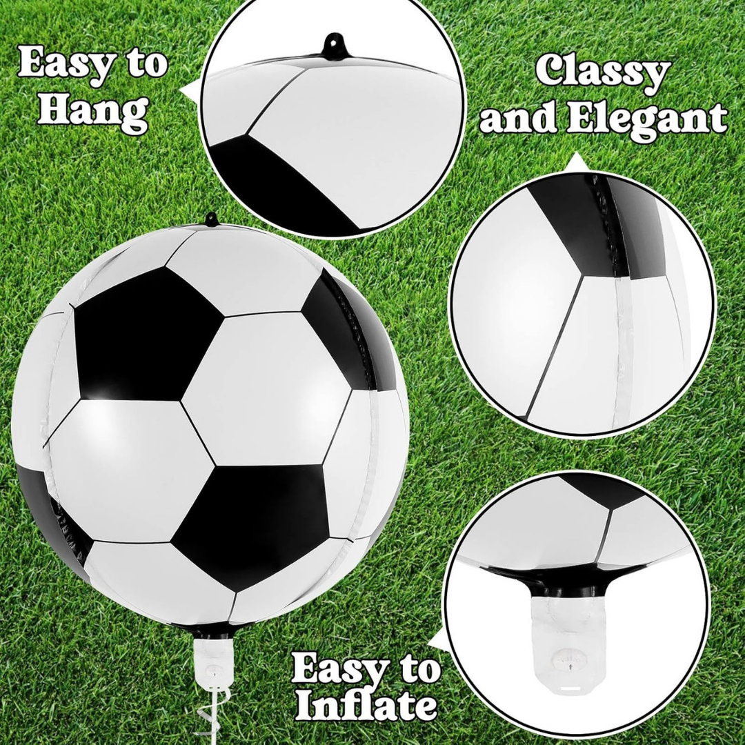 Soccer Shaped Round Orbz Balloon