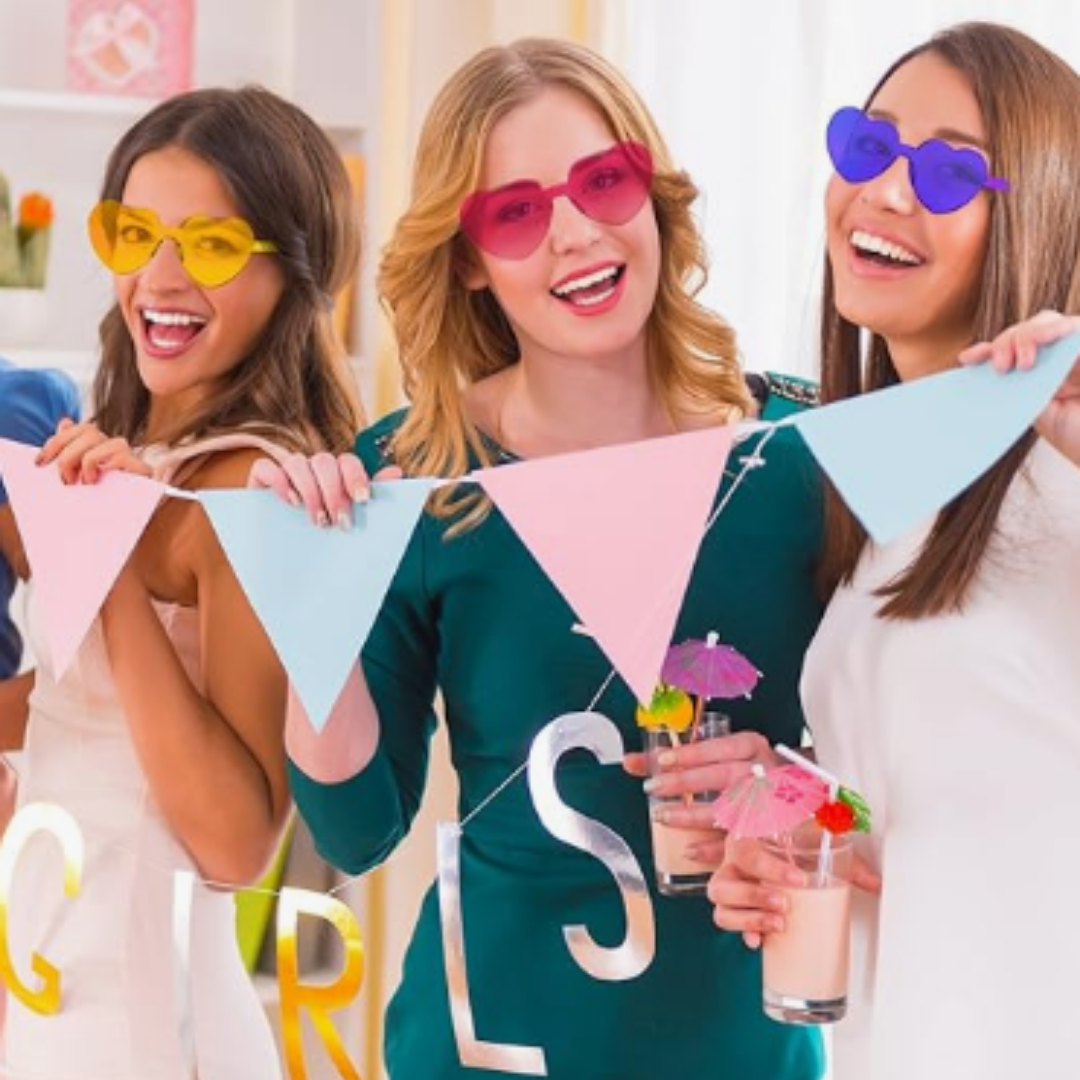 Bachelorette Party Fun Candy Heart Shades - 6PC