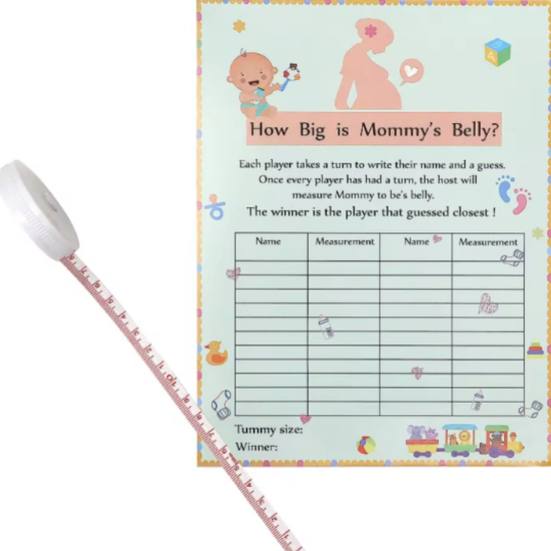 3 in 1 Baby Shower Game