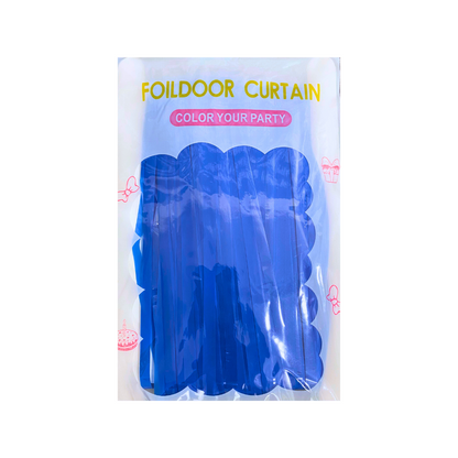 Neon Blue Foil Curtain 7FT X 3FT