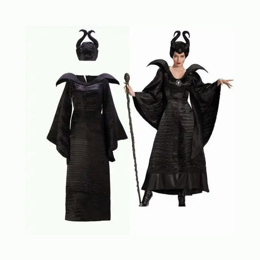 Maleficent Adult Costume with Headband ? Size L