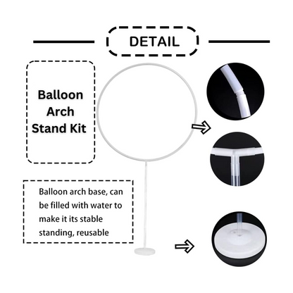 Balloon Circle Standing Arch Kit - 3FT x 5.5FT