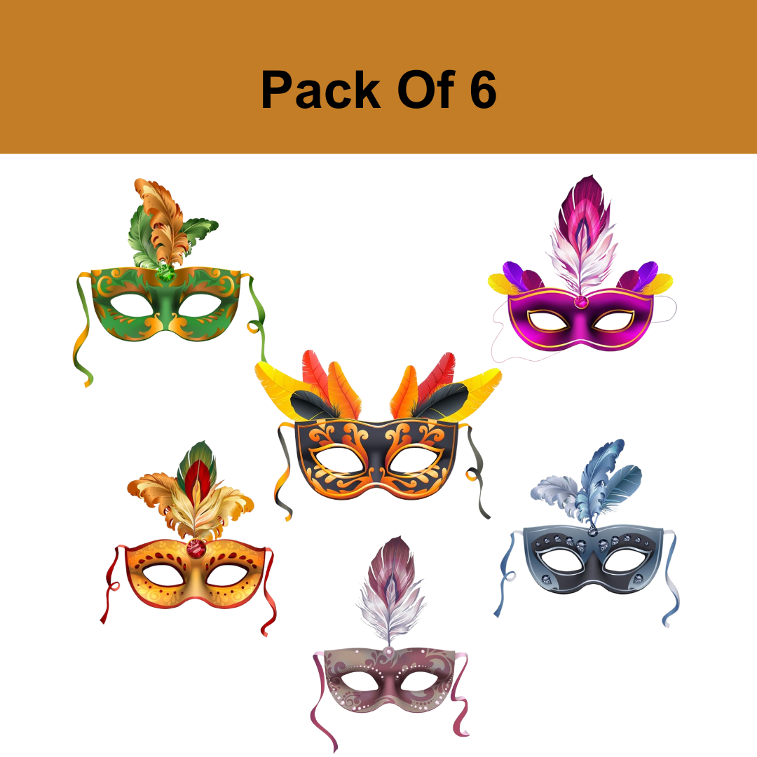 Masquerade Mask Photo Props Set-6