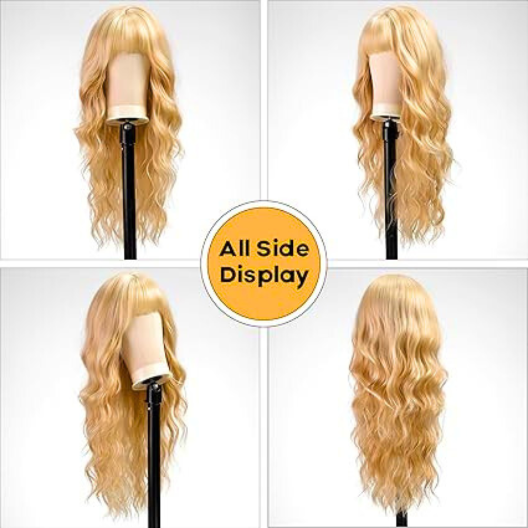 Curly Wigs Long Gold