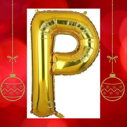 Large Shape Letter P Balloon - 40inches