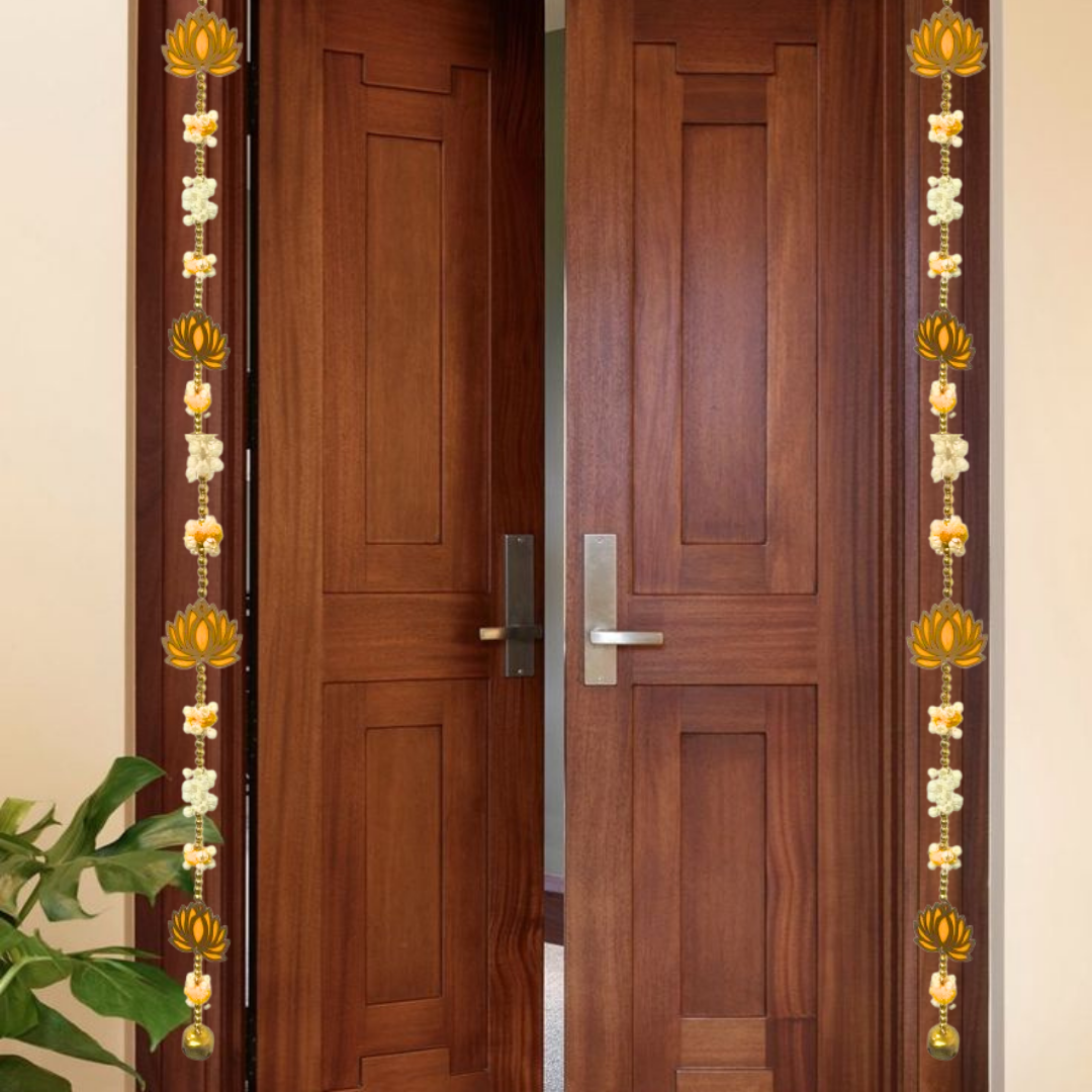 Beautiful Yellow Hanging Door for Diwali D?cor- Pack of 2