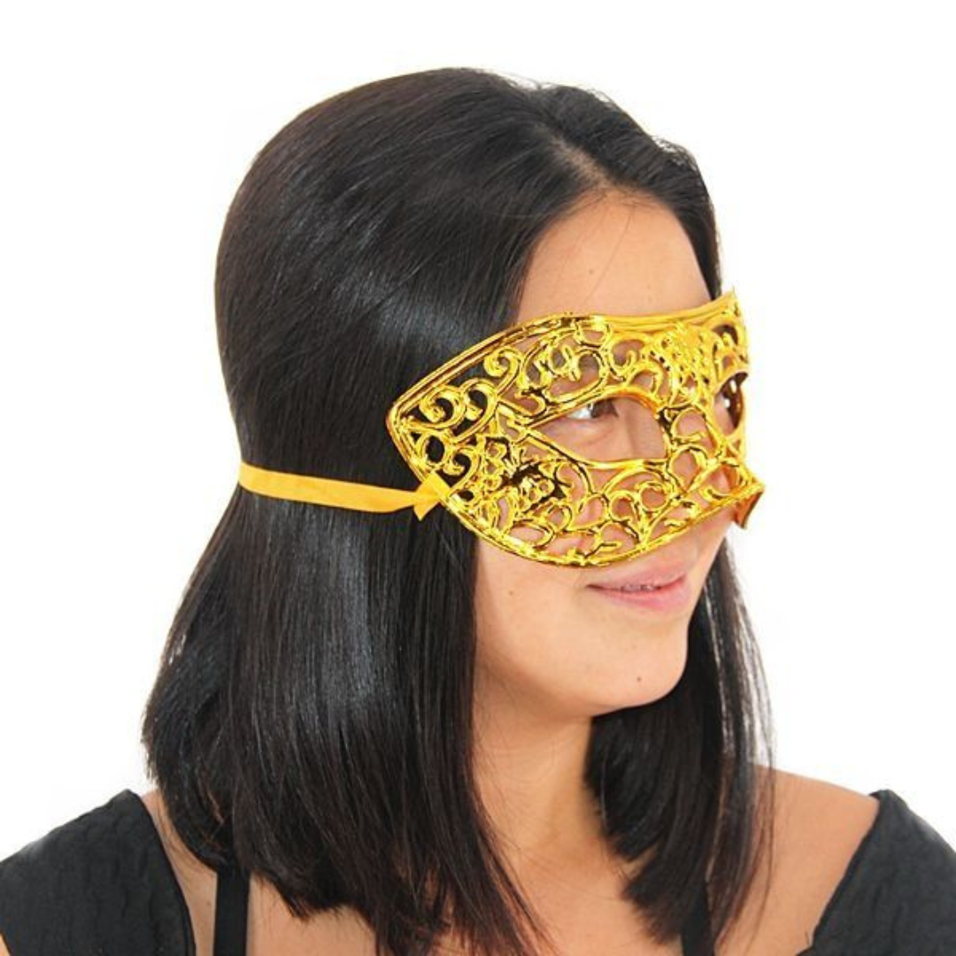 Masquerade Men Mask Golden