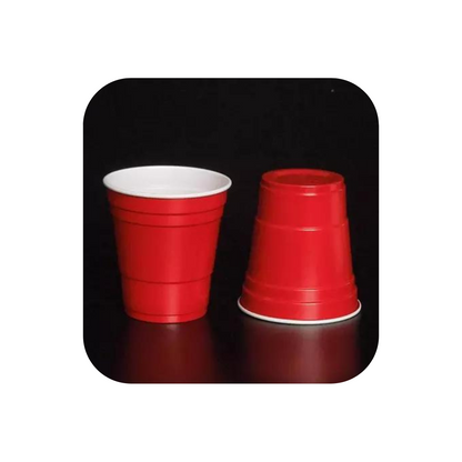 Red Drinking Shot Glasses for Serving Shots