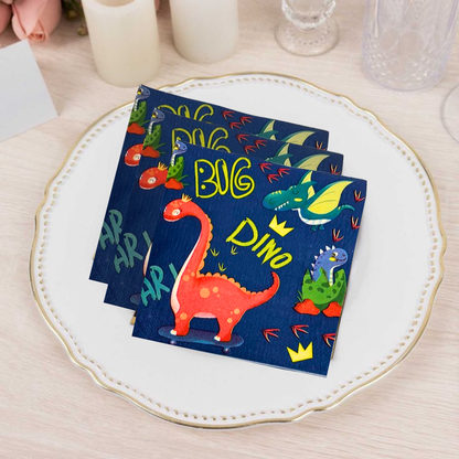 Dinosaur Theme Paper Napkins -Pack of 20