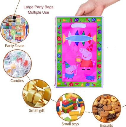 Peppa Pig party favor Loot bags