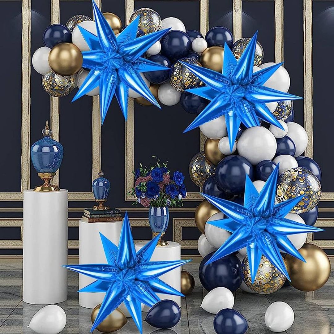 Exploding D.Blue Balloon Hanging - 5D 26"