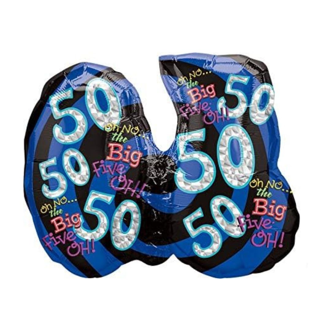 Oh No! it?s the Big 50th Birthday Balloons 26" P40