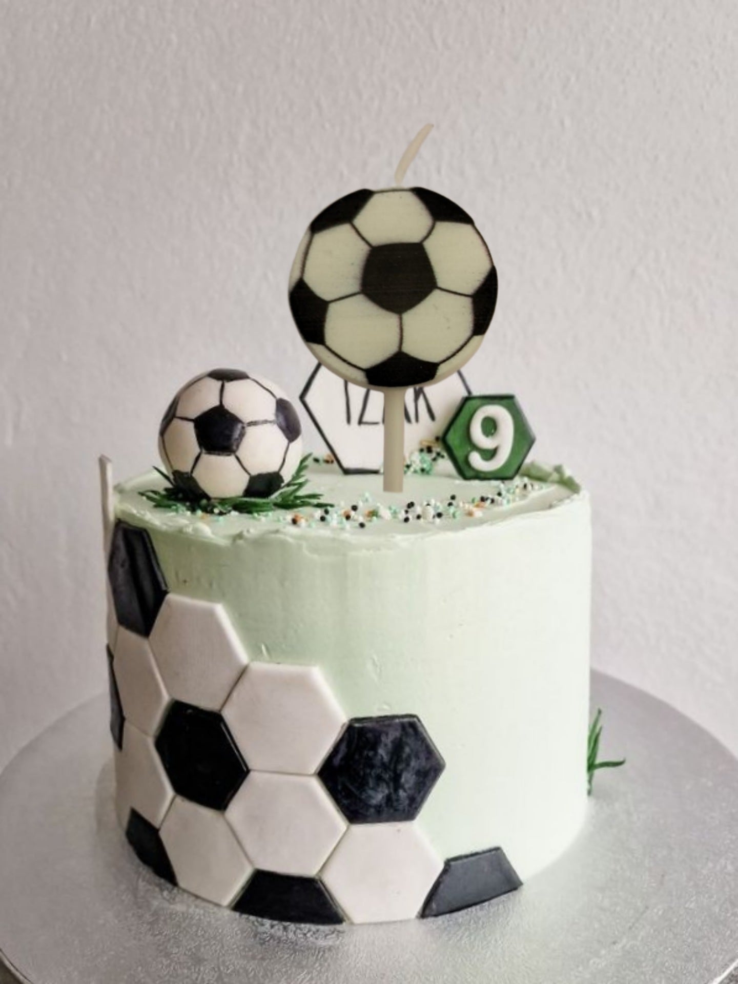 Soccer Theme Candle - 5PC