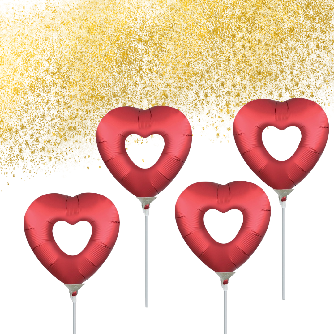 Mini Sangria Open Heart Balloon 9