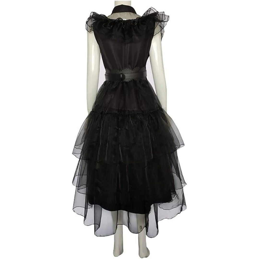 Wanna Party Wednesday Addams Dress for Girls