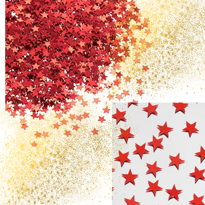 Red Star Confetti