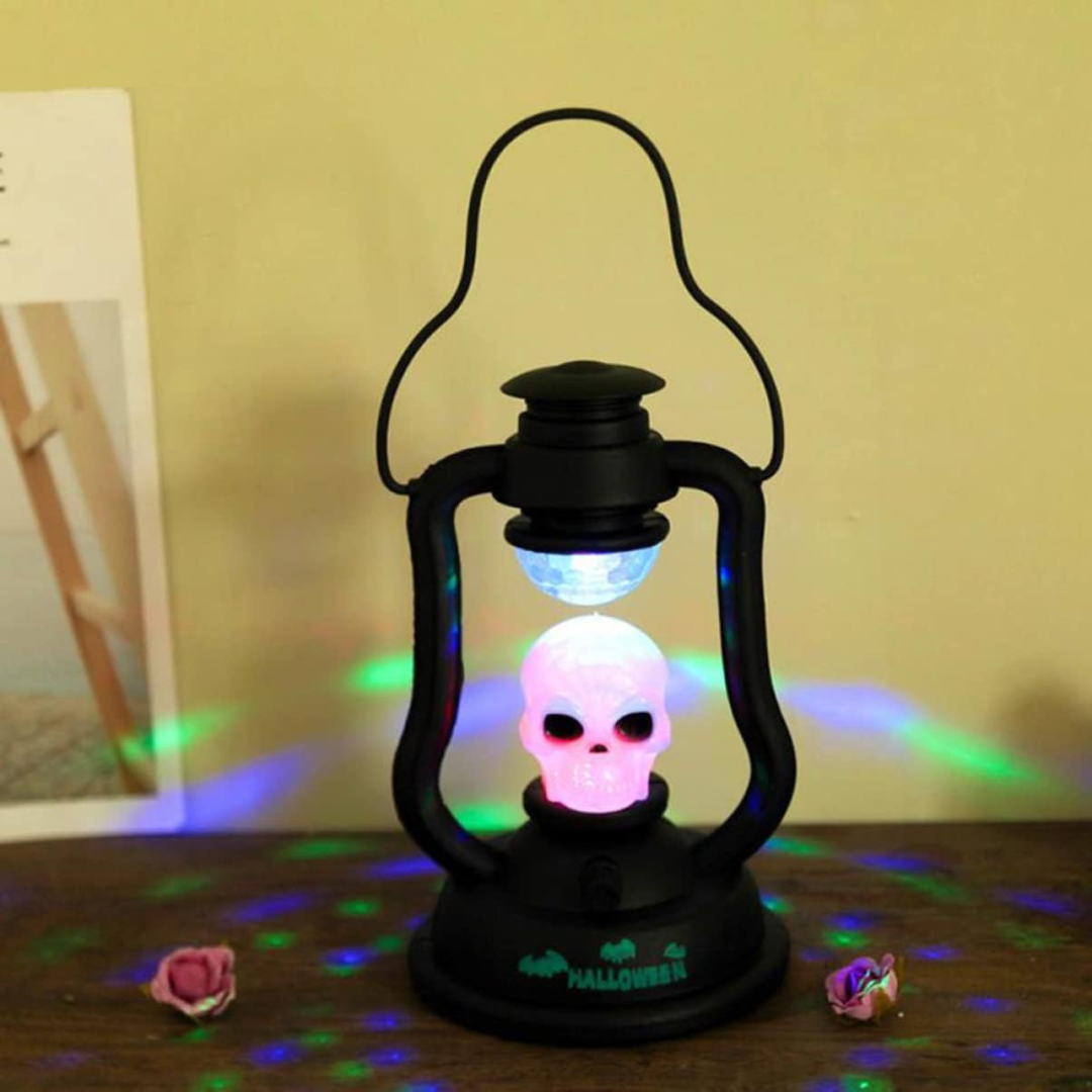 Ghost Lantern with Revolving Light & Sound