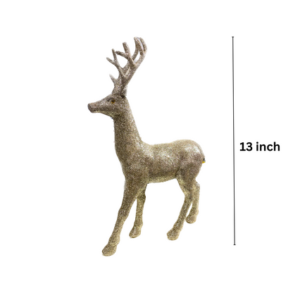 Golden Standing Reindeer Centerpiece Decoration - 24*7*36 CM - 1PC