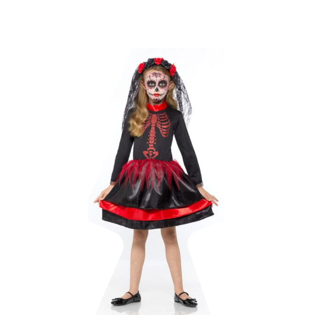 Day of the Dead Senorita Costume Size L