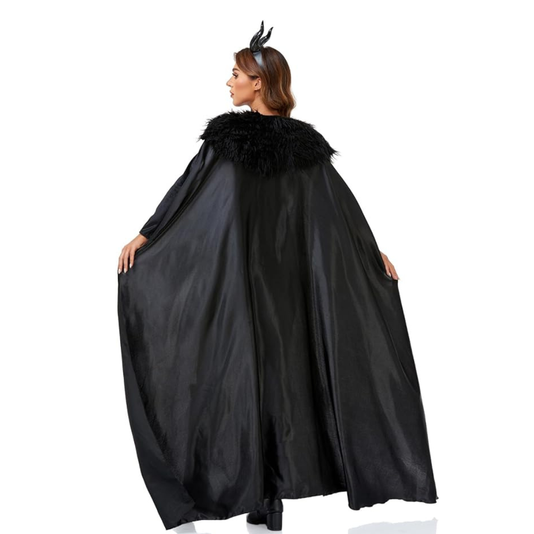 Medieval Dress Women's Halloween Cosplay Elegant Devil Witch Costume