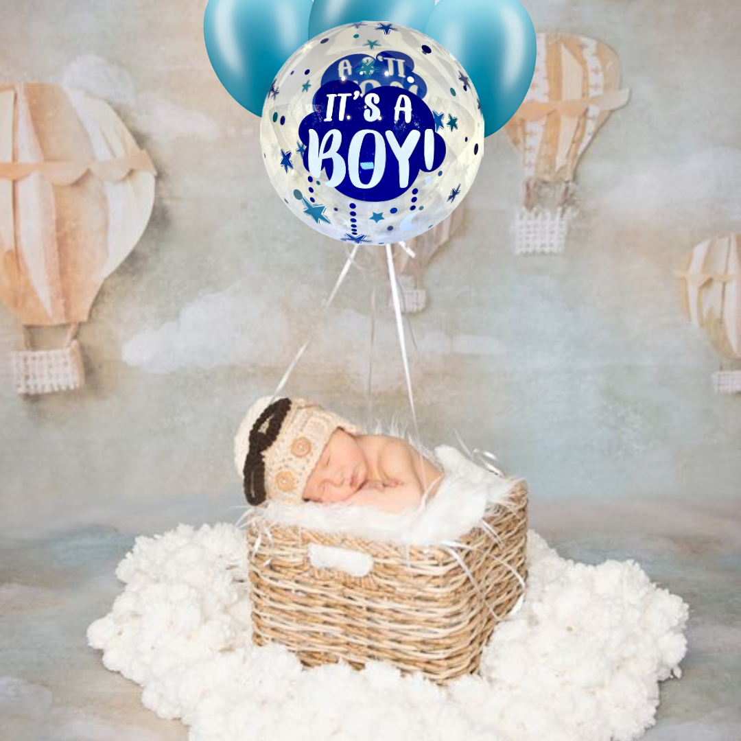 BOBO Print Balloon It's A Boy 18"