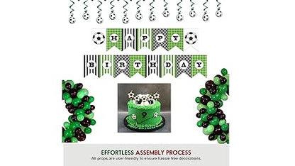 Soccer Theme Birthday Decoration Combo