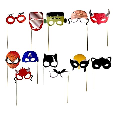 Superhero Theme Birthday Decoration Combo Pack of 33