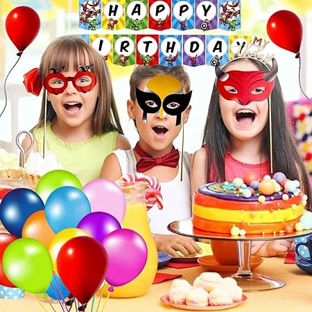 Superhero Theme Birthday Decoration Combo Pack of 33