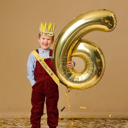 Birthday king combo, birthday king sash and crown