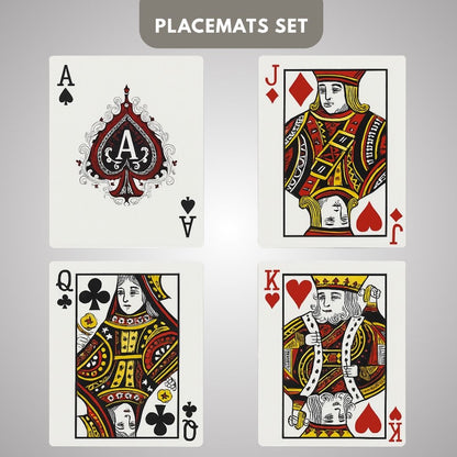 AKQJ Placemats Set of 4