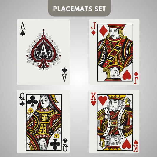 AKQJ Placemats Set of 4