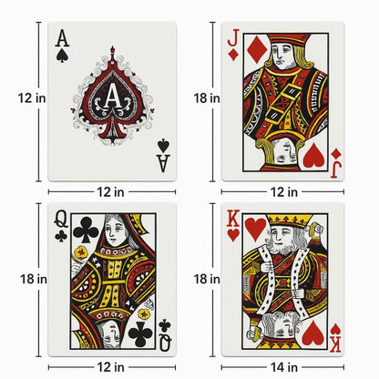 AKQJ Placemats Set of 4