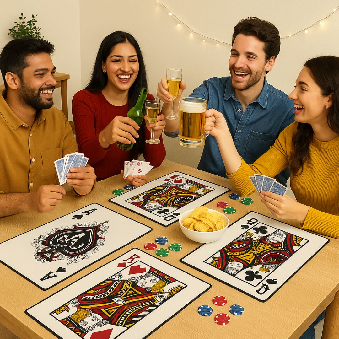 AKQJ Placemats Set of 4