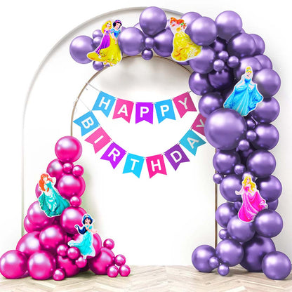 Princess Theme Birthday Decoration Kit – 47 Pieces