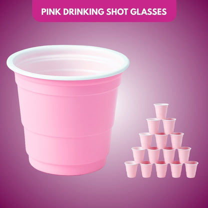 Pink Shot Glasses Solo Cups - 60ML - 10PC