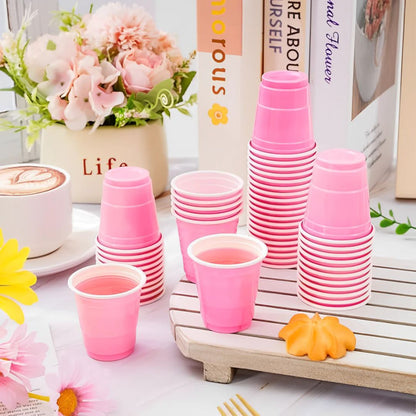 Pink Shot Glasses Solo Cups - 60ML - 10PC