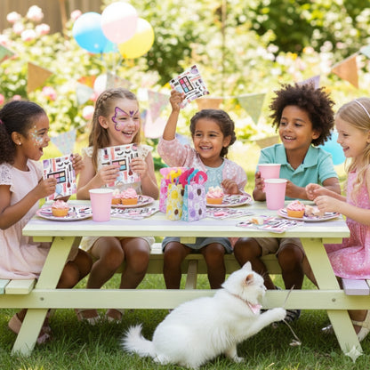 Fashion Skin Care Makeup Spa Theme Tableware Set - Pack of 40