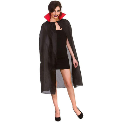 Wanna Party Halloween Costume for Adults- Vampire Cape with Mask and Teeth for Dracula Cape/Vampire Costume for Adults