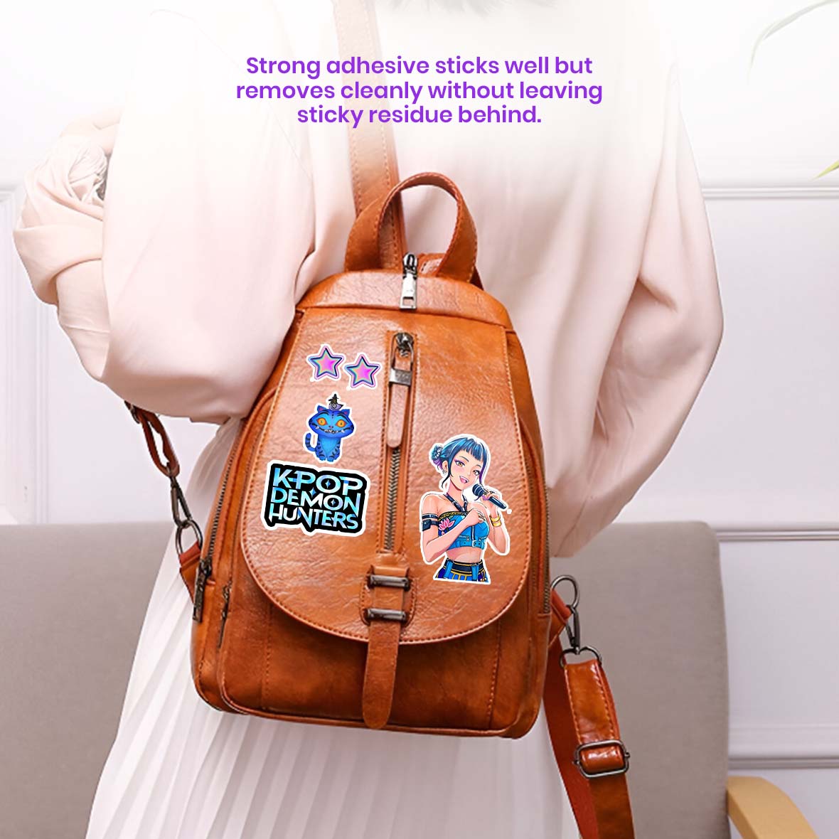 KPOP Rumi & Friends Stickers - 4 Sheets