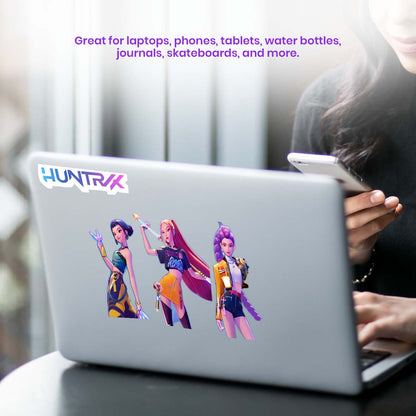 KPOP Rumi & Friends Stickers - 4 Sheets