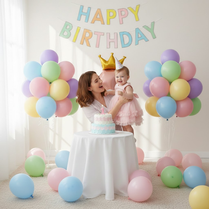 1st Birthday Girl Decoration Combo Set